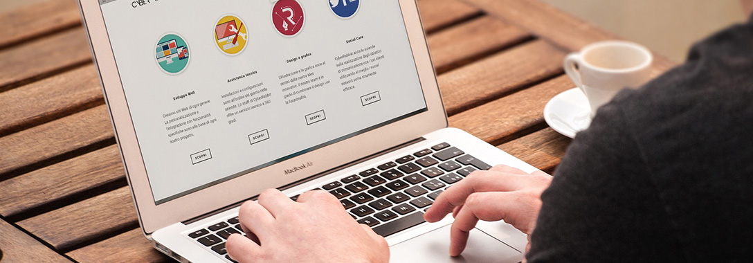 SEO professional working on a website SEO professional working on a website